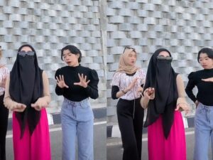 Wanita ini panen hujatan dari warganet lantaran bercadar namun berpakaian ketat dan joget TikTok tanpa ada rasa malu.