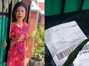 Seorang emak-emak menolak untuk membayar Cash On Delivery (COD) padahal sudah membuka paket yang ia pesan.