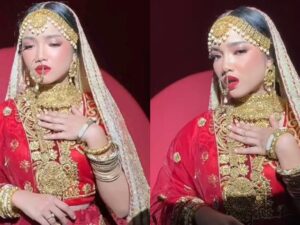 Fujianti Utami alias Fuji belum lama ini hebohkan jagat maya di ungahan video Tiktoknya yang memakai baju adat negara India.