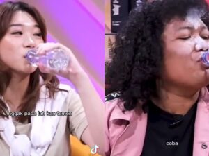 Livy Renata belum lama ini hebohkan publik dengan aksinya yang nekat meminum minuman bekas dari mulut Marshel Widianto.