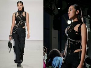 Anya Geraldine terlihat sangat mencolok saat menjadi model catwalk di New York Fashion Week baru-baru ini. Dia memamerkan penampilannya itu lewat unggahan di akun Instagramnya yang dikutip pada Kamus (15/9/2022).