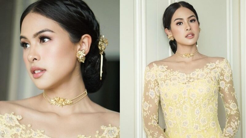 Cekricek.id - Maudy Ayunda tampil cantik dan anggun dengan setelan kebaya kuning di hari pernikahan adik perempuannya. Dia juga mengunggah potret dirinya saat sedang berpose sendiri di depan kamera pada unggahan terbarunya di akun Instagram, Selasa (20/9/2022).