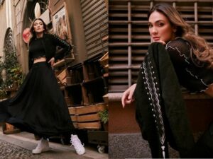 Cekricek.id - Luna Maya seakan tak pernah gagal memberikan penampilan terbaiknya dalam setiap sesi foto yang dibagikan di Instagramnya. Seperti yang terpantau dalam unggahannya baru-baru ini, saat artis blasteran itu melakukan pemotretan luar ruangan dengan balutan crop top hitam dan rok panjang mengembang.