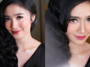Cekricek.id - Febby Rastanty tampil sangat cantik dan mempesona dengan riasan make up yang flawless. Lewat unggahan terbarunya, artis cantik itu membagikan sejumlah potret hasil maku up tersebut dengan tatapan mata yang membuat siapapun yang melihat akan kelepk-klepek.