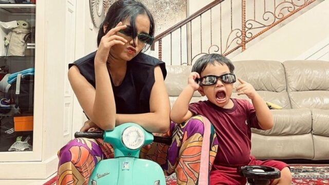 Kekompakan Fuji dan Gala Sky saat memakai kacamata hitam membuat netizen merasa gemas, dan menyebut mereka seperti dua sahabat.