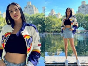 Bentuk dagu Anya Geraldine menuai perhatian netizen karena dianggap begitu lancip namun sangat cantik pada unggahan terbarunya.