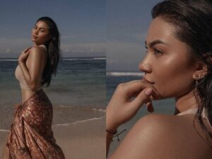 Ariel Tatum sukses membuat netizen terpana dengan penampilan terbarunya yang sedang menikmati liburan di pantai dengan gaya seksinya.