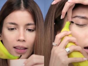 Sabrina Chairunnisa mencoba aplikasi make up dengan sejumlah buahan seperti pisang, ceri, dan blackberry. Hasil dari tutosial yang dibagikan oleh istri Deddy Corbuzier itu sukses membuat netizen tercengang dengan hasilnya yang terlihat sangat cantik seperti make up sungguhan.
