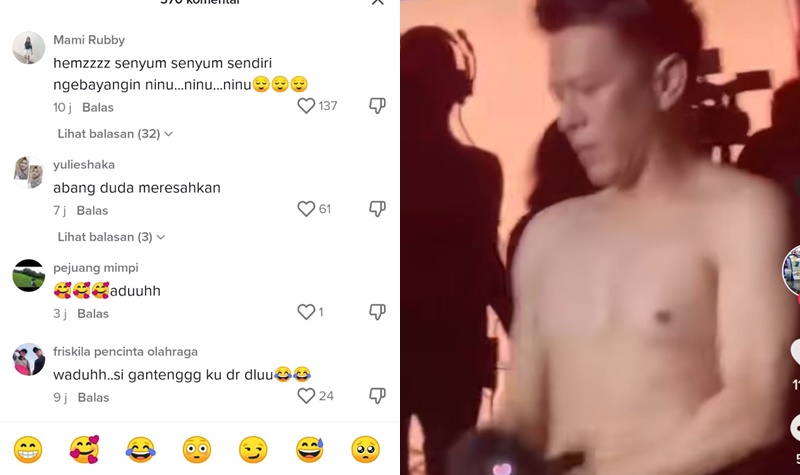 Ariel Noah Buka Baju Saat Manggung, Fans Histeris