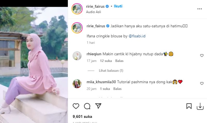 Curhatan Ririe Fairuz Ingin Dijadikan Satu-satunya