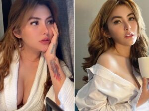 Pakaian Terbuka Angela Lee Buat Netizen Jadi Gerah