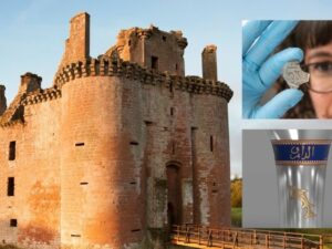 Gelas Antik dengan Simbol Islam Ditemukan di Kastil Caerlaverock Skotlandia