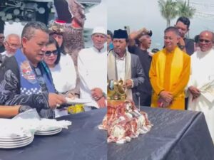 Hotman Paris mengundang sejumlah tokoh agama ke klubnya untuk merayakan ulang tahunnya yang ke-63, Jumat (21/10/2022).