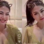 Nita Gunawan mengunggah sebuah video baru di laman Instagram pribadinya @nitagunawan09 dengan memperlihatkan belahan dadanya.