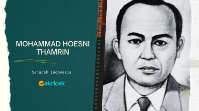 Mohammad Hoesni Thamrin adalah tokoh pergerakan nasional, anggota Dewan Kota (Gemeenteraad) Batavia periode 1919-1927, dan anggota Dewan Rakyat (Volksraad), semacam dewan perwakilan rakyat Hindia Belanda, selama periode 1927-1941.