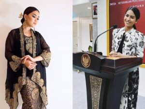 Cekricek.id - Peringatan hari batik nasional yang jatuh pada tanggal 2 Oktober kemarin dirayakan oleh banyak orang termasuk kalangan selebriti. Sederet artis tanah air ikut merayakan hari besar tersebut dengan memakai busana bernuansa batik yang dipadukan dengan berbagai mode pakaian.
