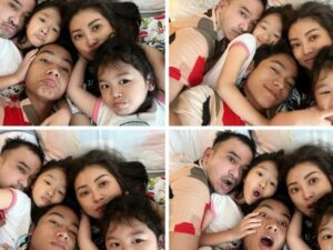 Cekricek.id - Keluarga Ruben Onsu dan Sarwendah memang sudah tak diragukan lagi keharmonisannya. Sebuah foto keluarga ketika tiduran bersama di atas kasur membuat banyak orang terkagum. Meski sederhana namun mereka terlihat begitu kompak, saling berdempetan dan memeluk satu sama lainnya.