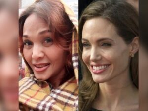 ekricek.id - Kali ini selebgram Cynthia atau Bunda Corla memamerkan potret cantiknya. Bagai pinang dibelah dua dengan Angelina Jolie