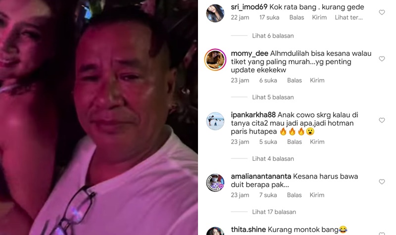 Hotman Paris Dansa Bareng Cewek Langsing, Netizen: Kurang Montok