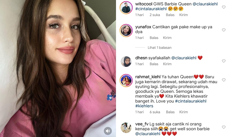 Unggah Foto Lagi Sakit, Aura Kecantikan Cinta Laura Tetap Terpancar 2 Lampiran Gambar