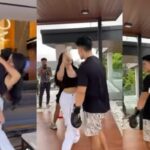 Cekricek.id - Lucinta Luna kembali memperlihatkan tingkah brutalnya saat memeluk seorang pria secara erat, ekspresi pria tampan ini disorot
