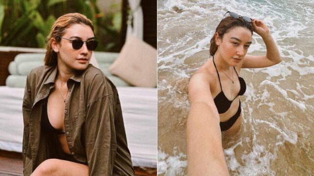 Intip Kecantikan Natasha Ryder Berbikini di Pantai Bali
