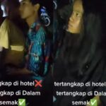 Dua pasang anak muda masih di bawah umur tertangkap basah sedang melakukan perbuatan tak senonoh di dalam semak-semak viral di medsos.