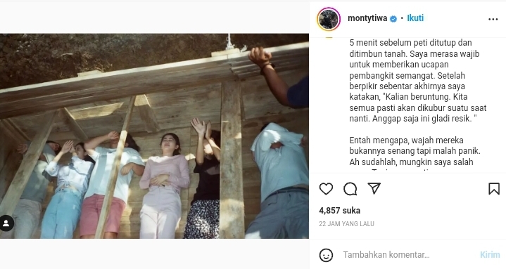 Di Balik Film "Keramat 2: Caruban Larang", Sutradara Monty Tiwa Ucapkan Ini Sebelum Adegan Peti Mati