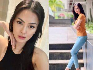 Cekricek.id - Aura kecantikan Nita Gunawan memang tak pernah padam. Pesonanya yang dapat memabukkan kaum adam tetap terpancar meski mengenakan pakaian model apapun. Seperti yang baru-baru ini terlihat, selebgram seksi itu pede memakai celana jeans yang bolong di bagian pahanya.
