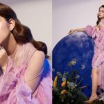 Jadi Putri Bulan, Rebecca Klopper Dibalut Gaun Ungu Tampil Lebih Anggun