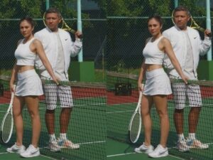 Cekricek.id - Wulan Guritno dan Gading Marten menuai sorotan netizen berkat foto gaya sporty yang mereka pamerkan di Instagram masing-masing. Keduanya berpose di tengah lapangan bola kasti dengan berdiri di masing-masing sisi net. Sontak posisi tangan artis cantik itu menuai banyak komentar dan membuat netizen salah fokus.