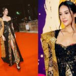 Cekricek.id - Anya Geraldine tampil memesona dengan kebaya modern saat menghadiri festival film Indonesia (FFI) 2022. Aktris cantik bertubuh tinggi itu nyentrik dengan busana tradisional yang dipermak dengan gaya kekinian.