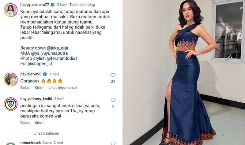 Seksinya Bodi Happy Asmara, Tiap Hari Makin Menggoda Mata Lelaki