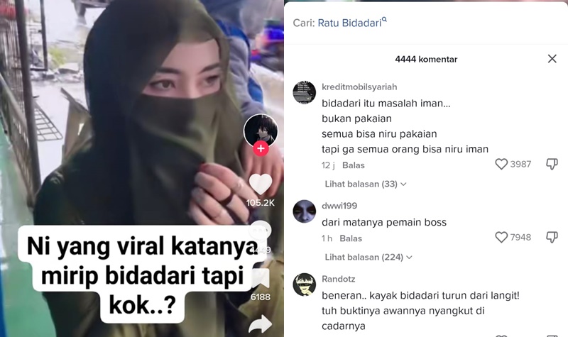 Viral, Wanita Cantik Bercadar Ngevape Hebohkan Jagat Maya