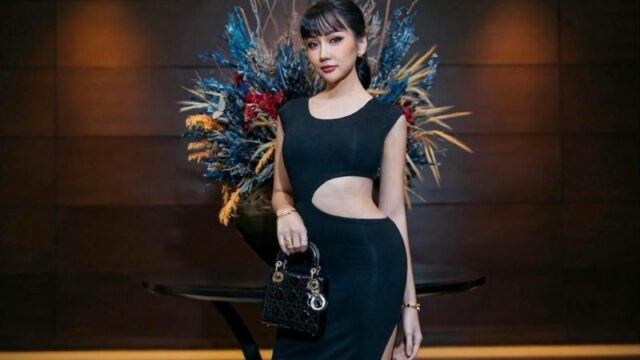 Cekricek.id - Lucinta Luna kembali membuat geger dikarenakan dari segi penampilan, inti pesonanya kenakan dress pinggang terbuka