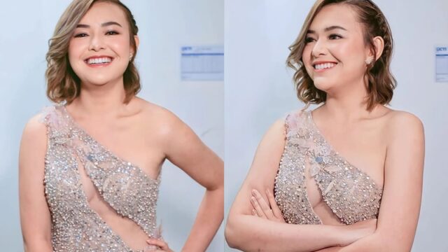 Amanda Manopo lmencuri perhatian warganet dengan unggahan potret seksinya yang memakai gaun transparan dan bahkan terlihat dadanya.