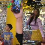 Aksi Dj Una yang bernyanyi sambil ngedije di depan putra semata wayangnya hebohkan jagat maya yang langsung tuai berbagai komentar,.