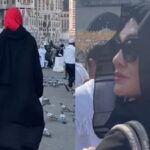 Luna Maya belum lama ini terlihat tengah berada di Mekkah, ia pun memakai hijab saat berada di kota suci itu, pesonanya adem banget.
