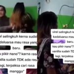 Seorang pria terang-terangan ke istrinya berselingkuh dengan wanita lain. Ia menyebut ingin mencoba rasa baru dan sudah bosan rasa istrinya.