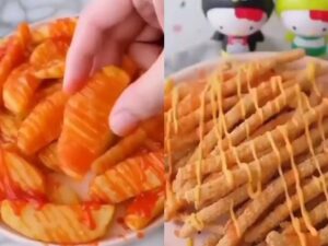 Cekricek.id - Resep kentang goreng dan stick tahu sederhana bisa dijadikan masakan andalan untuk anak kos yang nggak mau ribet menyiapkan bahan dan bumbunya. Bukan hanya dimakan bersama nasi atau sebagai lauk, kentang dan tahu adalah bahan masak yang juga bisa disulap menjadi camilan kaya rasa.