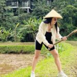 Cekricek.id - Artis cantik Angela Lee justru dijuluki oleh netizen sebagai seorang aligator betina. Saat pamer kebolehan nyangkul di sawah