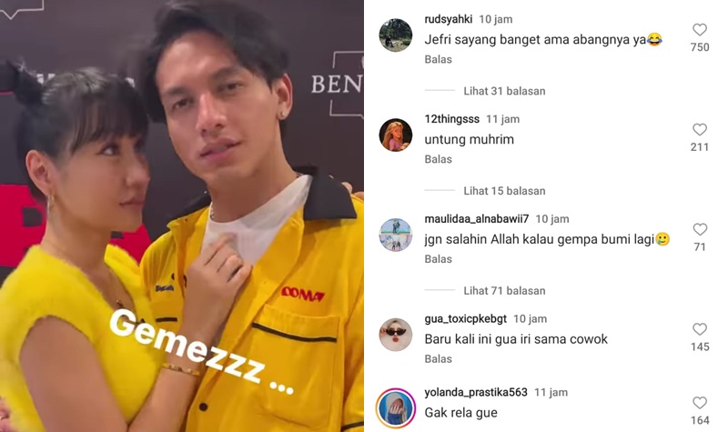 Jefri Nichol Mesra-Mesraan dengan Lucinta Luna, Netizen: Menang Banyak