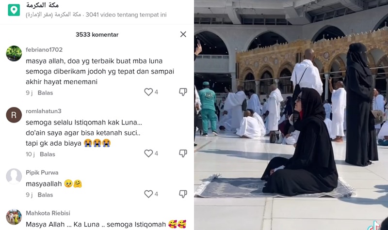 Luna Maya Pakai Hijab, Pesonanya Adem Banget