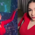 Siva Aprilia hebohkan jagat maya dengan unggahannya yang mengenakan baju seksi berwarna merah sembari memamerkan tatapan manjanya