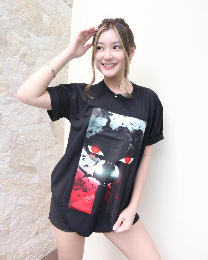 Intip Tampilan Shannon Wong dengan Kaos Oversize, Netizen: Bidadari Tak Bersayap