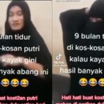Seorang pria tidur di kos kosan wanita selama sembilan bulan, pura-pura jadi wanita dengan cara memakai jilbab dalam dan cadar.