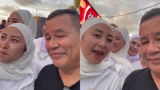 Sejumlah wanita berhijab terlihat datang ke klub milik Hotman Paris di Bali. Mereka ngaku fans pada Hotman Paris dan berebut meminta foto,
