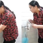 Aksi Nagita Slavina terekam berwudhu hebohkan jagat maya yang menuai berbagai komentar, disebut caranya wudhunya banyak yang salah.