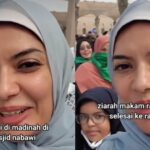 Najwa Shihab pergi malaksanakan Umrah bersama dengan keluarganya. Ia pun tak lupa memakai hijab yang langsung menjadi sorotan warganet.