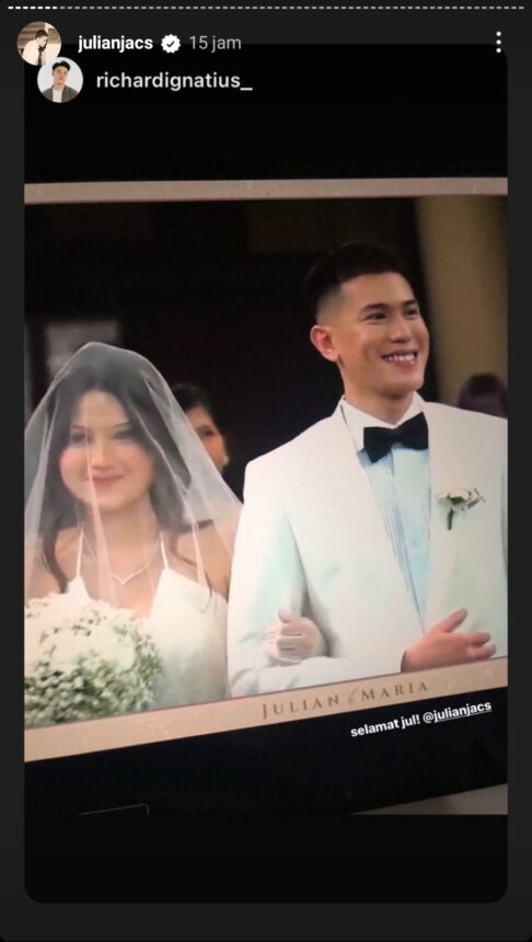 Gercep Banget, Julian Jacob dan Mirriam Eka Sudah Langsungkan Janji Suci, Intip Sederet Momen Kedua Mempelai